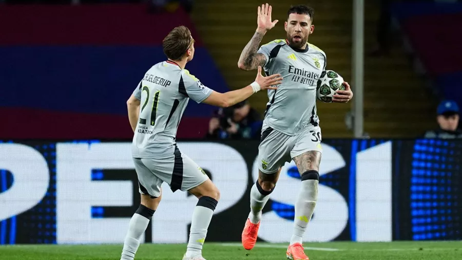 Nicolás Otamendi, el hombre que terminó con la sequía del Benfica