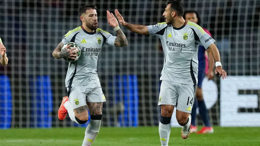 Nicolás Otamendi, el hombre que terminó con la sequía del Benfica