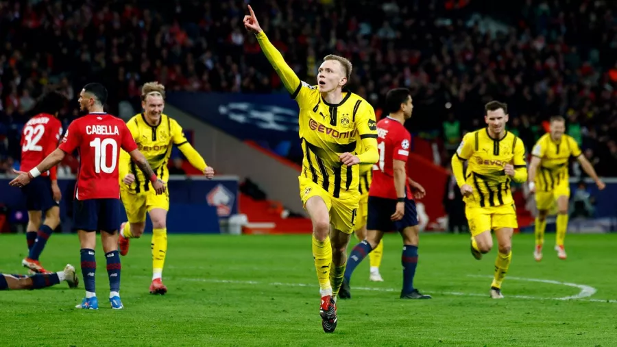 Lille 1-2 Borussia Dortmund