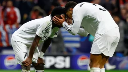 Vinícius Júnior falló su primer con Real Madrid en la Champions League y así fue