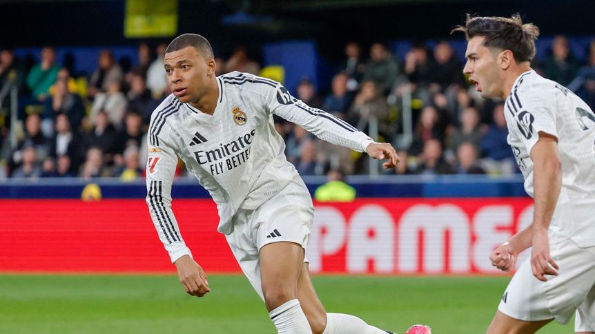 Kylian Mbappé festejó en grande su nuevo doblete con el Real Madrid