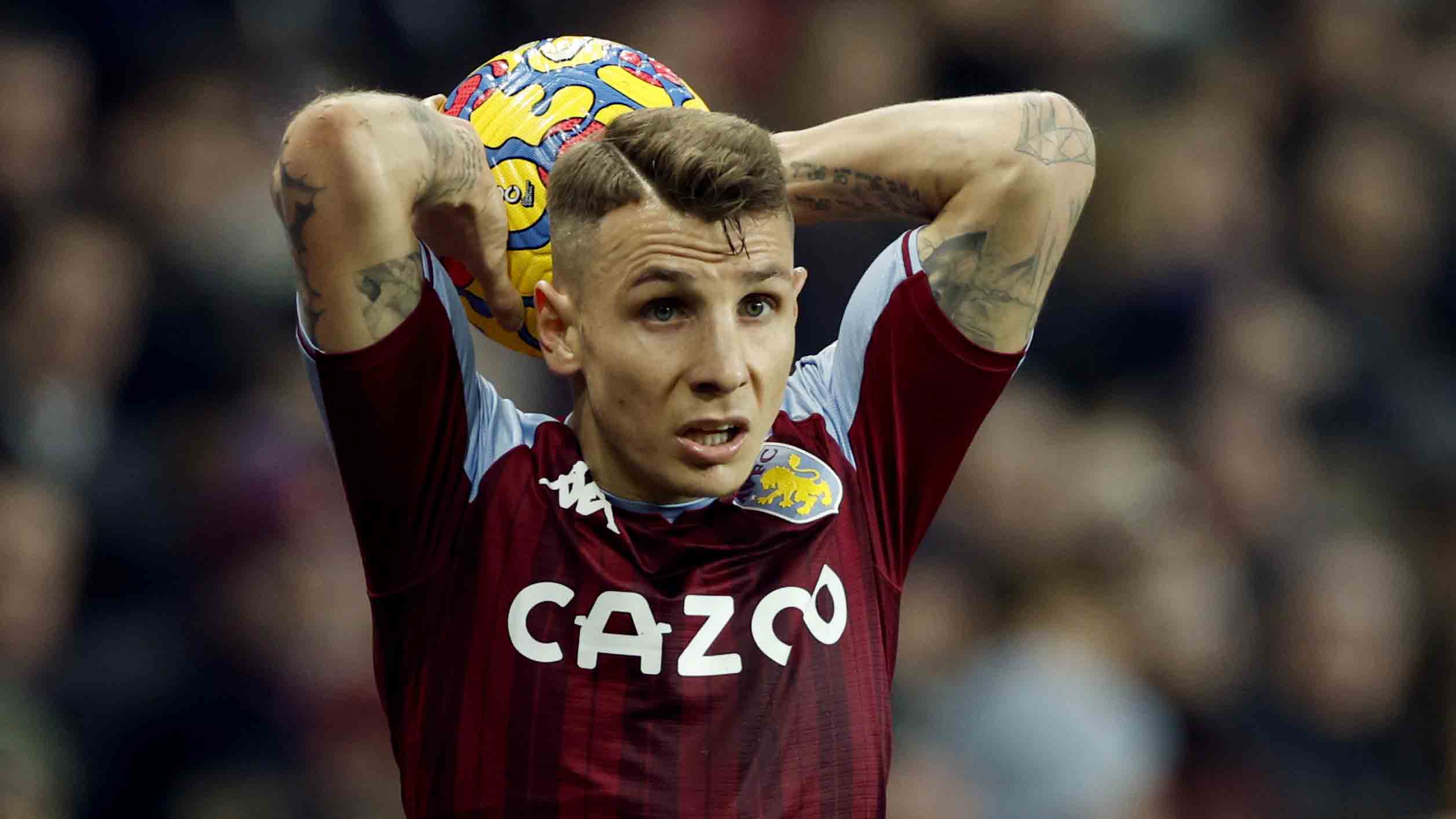 Lucas Digne: Paris Saint-Germain (2013-2015) 44 partidos, 0 goles y 5 asistencias | Aston Villa (2022-a la fecha) 132 partidos, 4 goles y 17 asistencias.