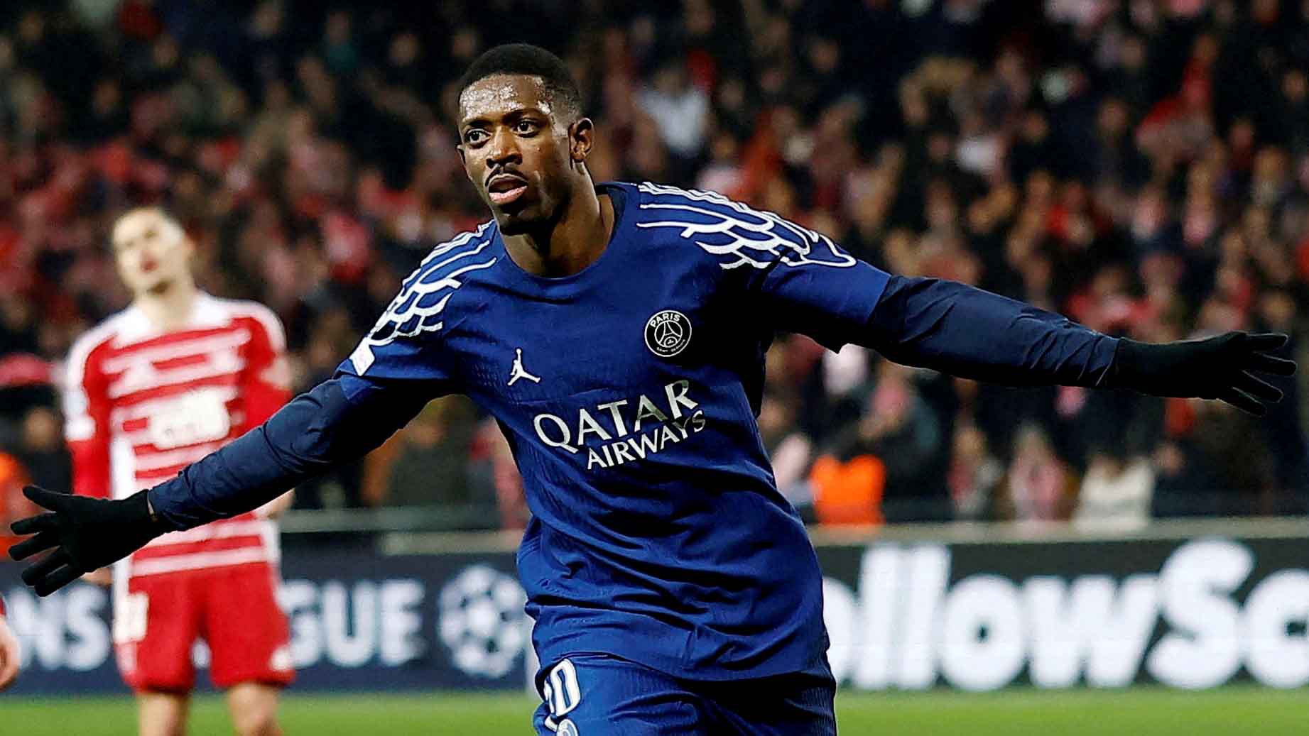 Ha sido fundamental en 10 victorias de su equipo. Sus goles definieron o abrieron el triunfo: 1-0 al Mónaco, 2-1 al Saint Etienne, 4-2 al Manchester City, 1-4 al Stuttgart, 2-5 al Brest, 2-3 al Lyon, 0-1 al Liverpool, 3-1 al Marsella. 2-4 al Dunkerque y 0-1 al Arsenal.