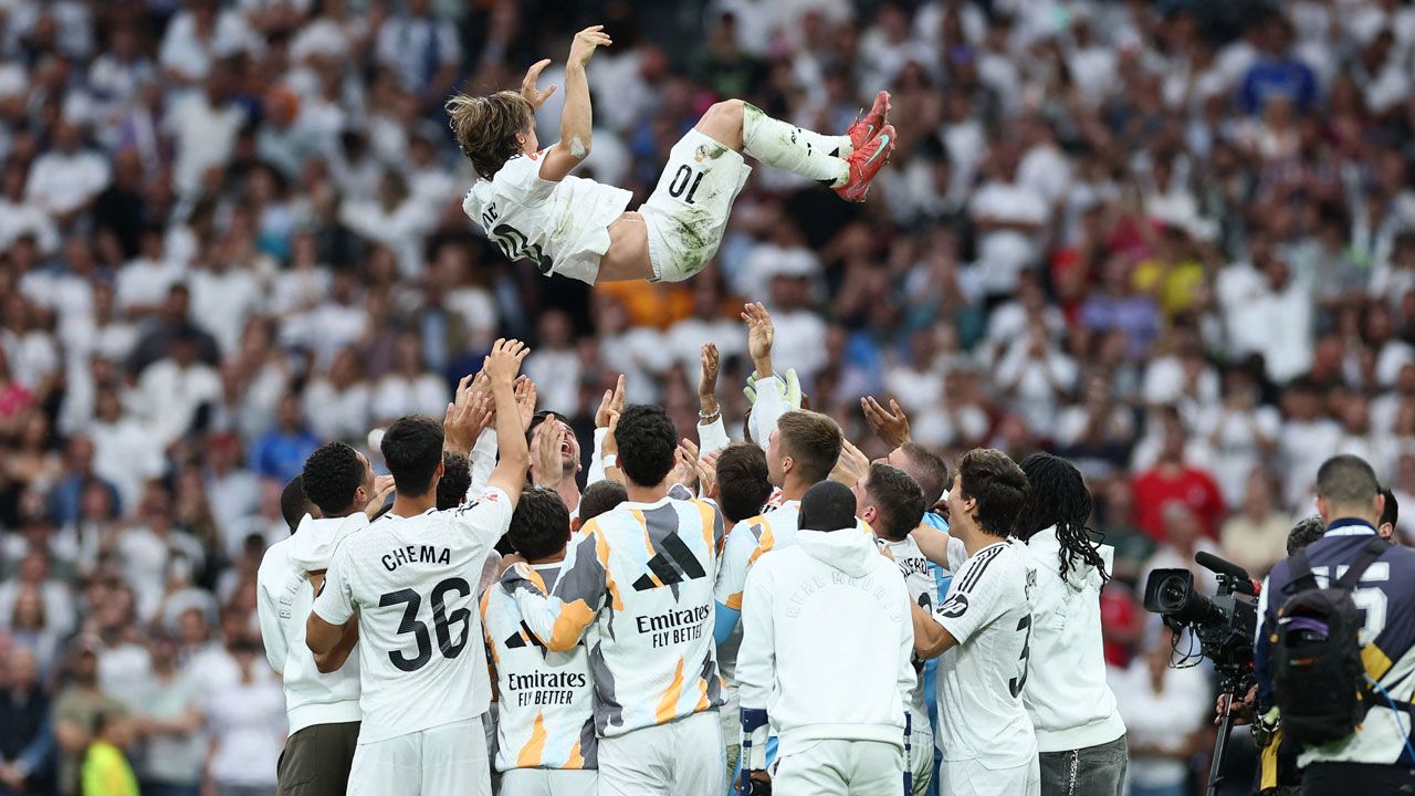 Luka Modric se despidió de Real Madrid por todo lo alto