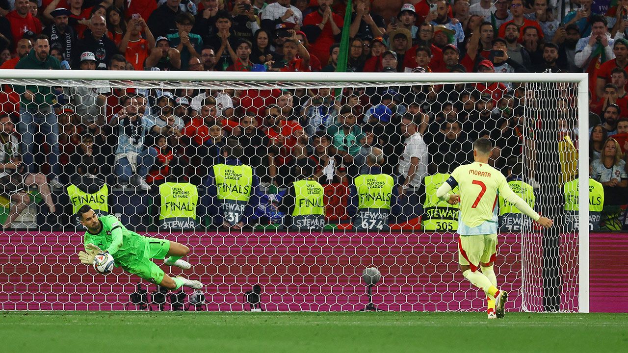 El fallo de Álvaro Morata que acercó a Portugal al título