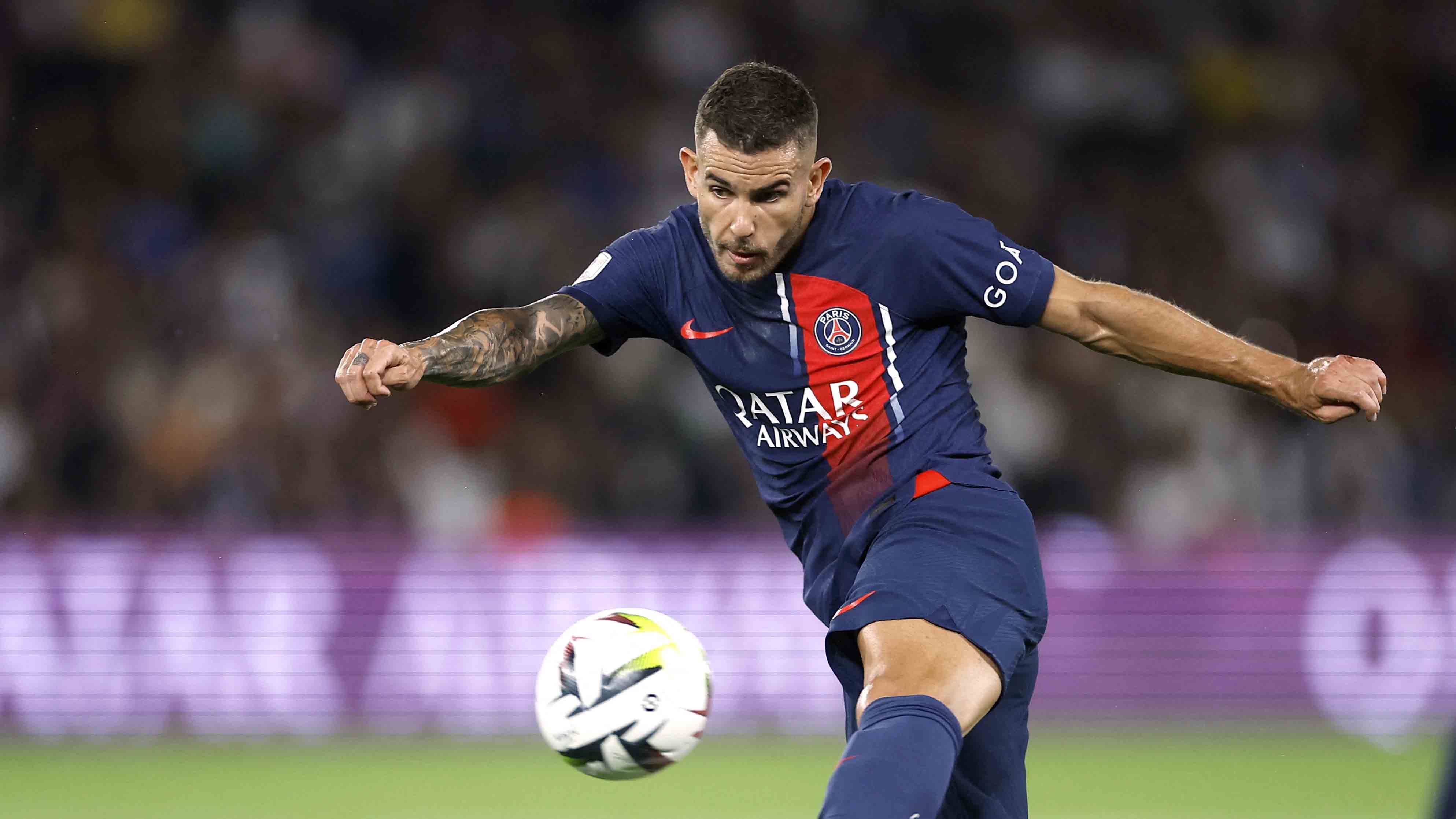 Lucas Hernández: Bayern Munich (2019-2022), 107 partidos, 2 goles y 8 asistencias | PSG (2023-a la fecha), 69 partidos, 2 goles y 2 asistencias.