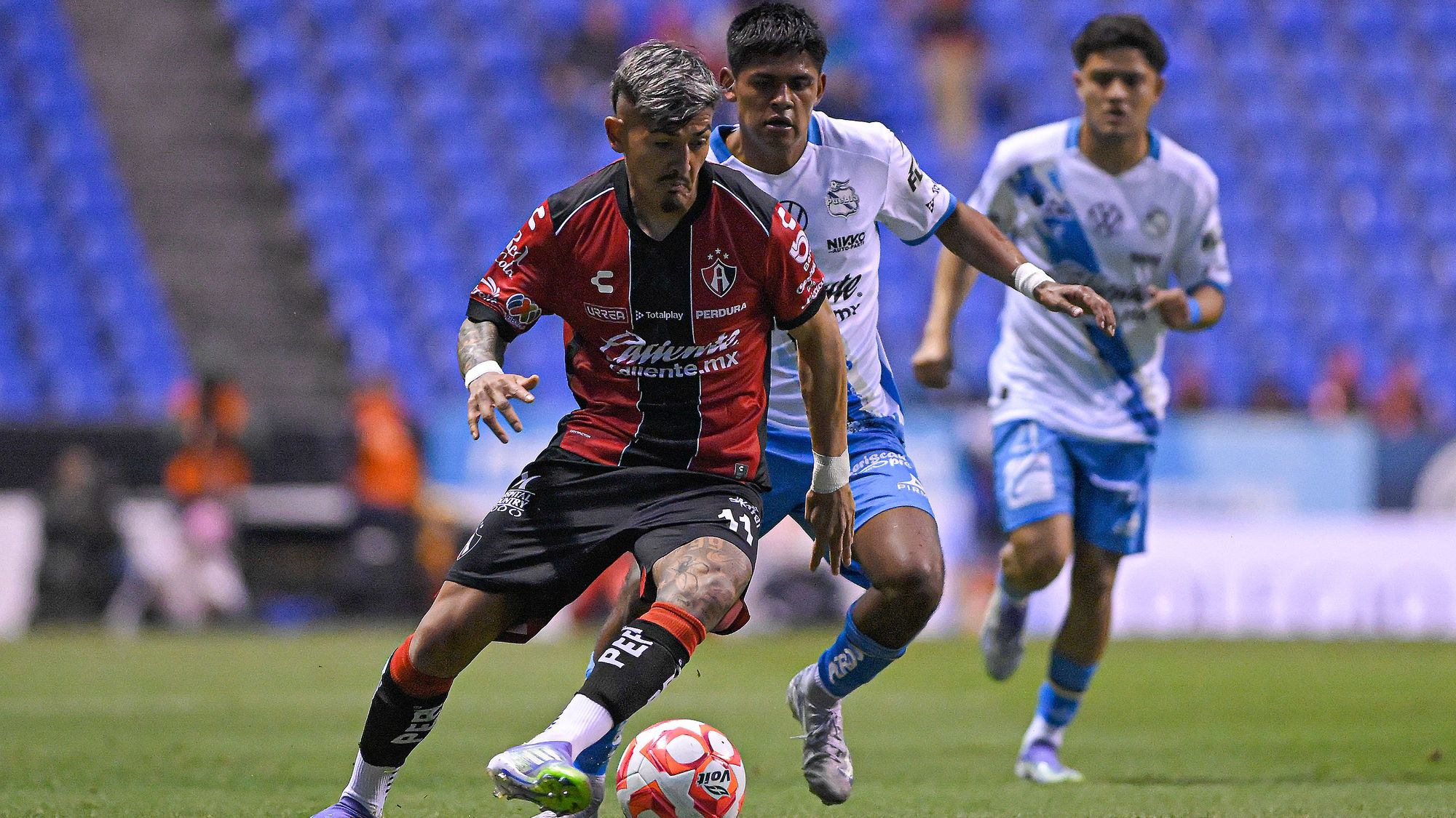 Gaddi Aguirre, Rivaldo Lozano y Adrián Mora fueron los anotadores del Atlas, mientras que por Puebla descontaron Esteban Lozano y Edgar Guerra