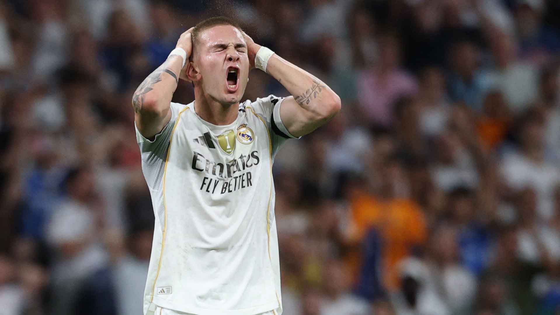 Franco Mastantuono está lesionado