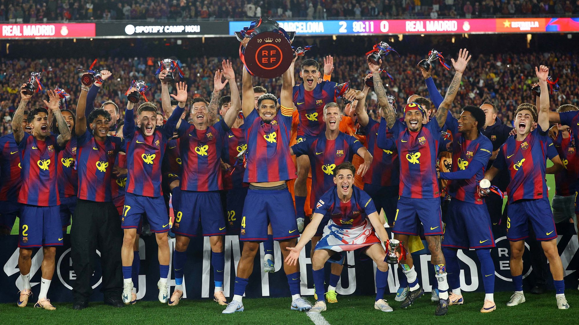 Barcelona festeja su campeonato