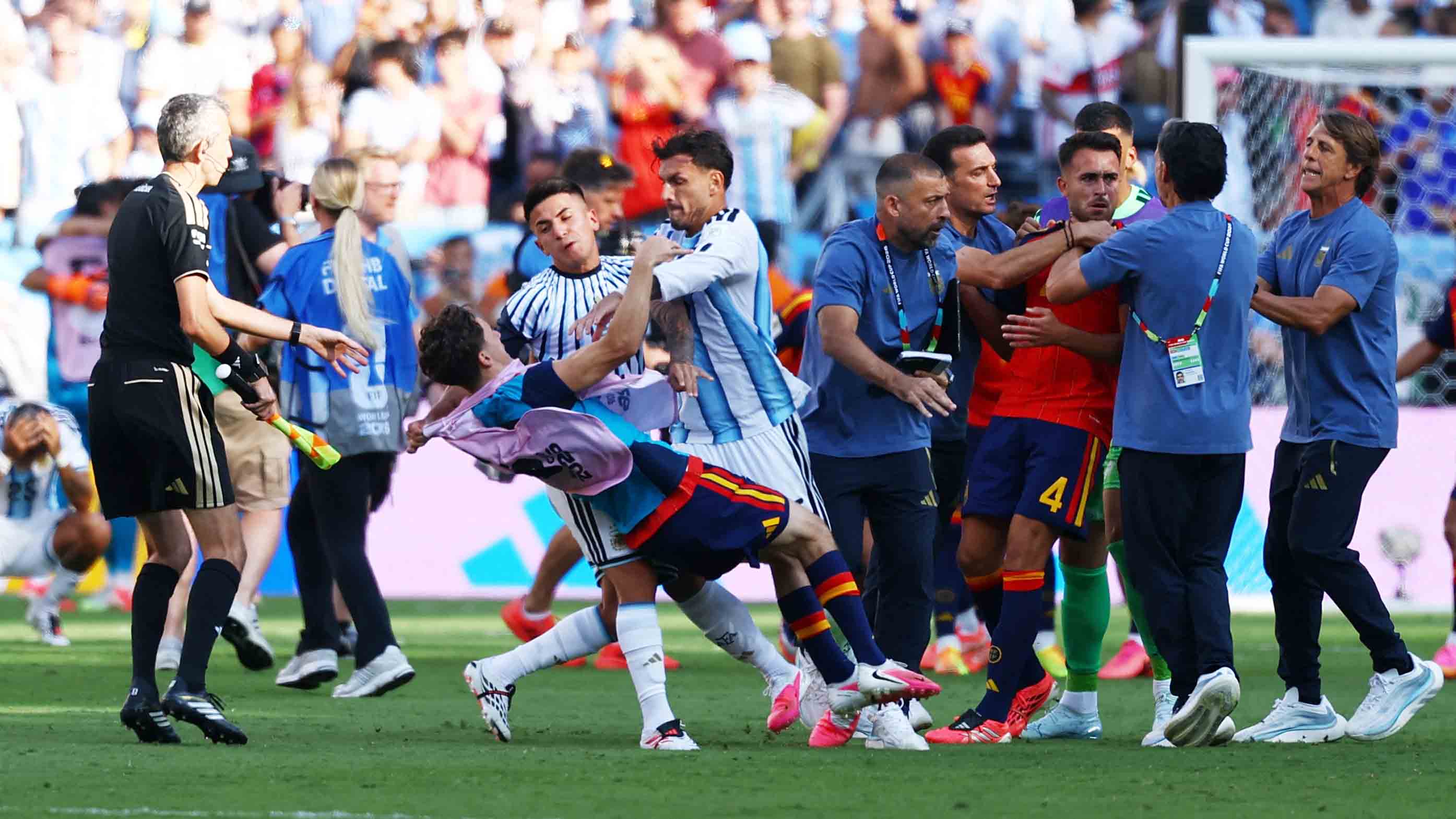La campal en la final