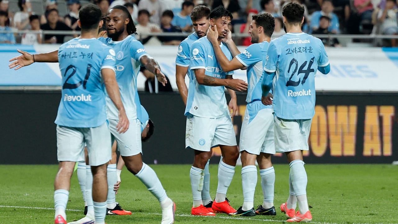 Primer ensayo positivo de Manchester City en la pretemporada