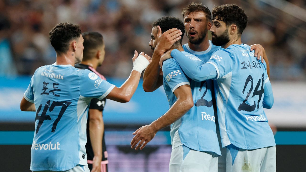 Primer ensayo positivo de Manchester City en la pretemporada
