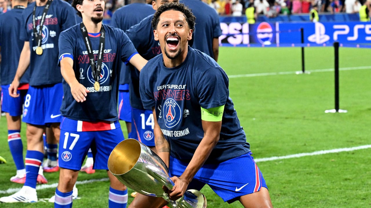 Marquinhos, el futbolista más ganador en la historia de Paris Saint-Germain
