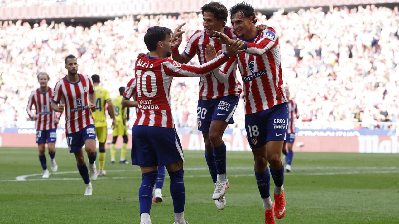 Atlético de Madrid salvó el empate ante Villarreal en La Liga