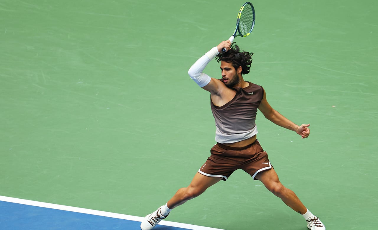 Carlos Alcaraz comenzó su camino rumbo al bicampeonato del US Open