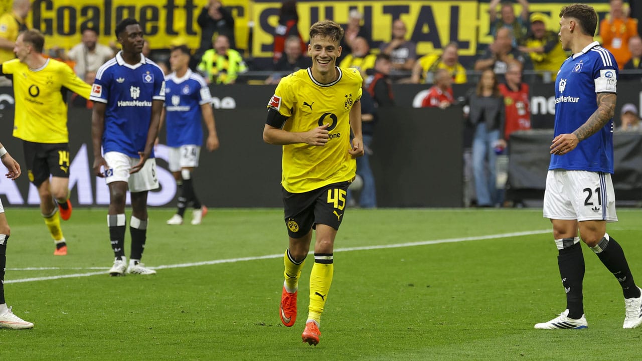 Borussia Dortmund consiguió su primera victoria en la Bundesliga