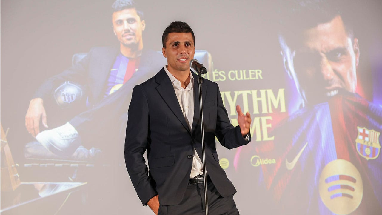 Las frases que dejó Rodri en su presentación oficial