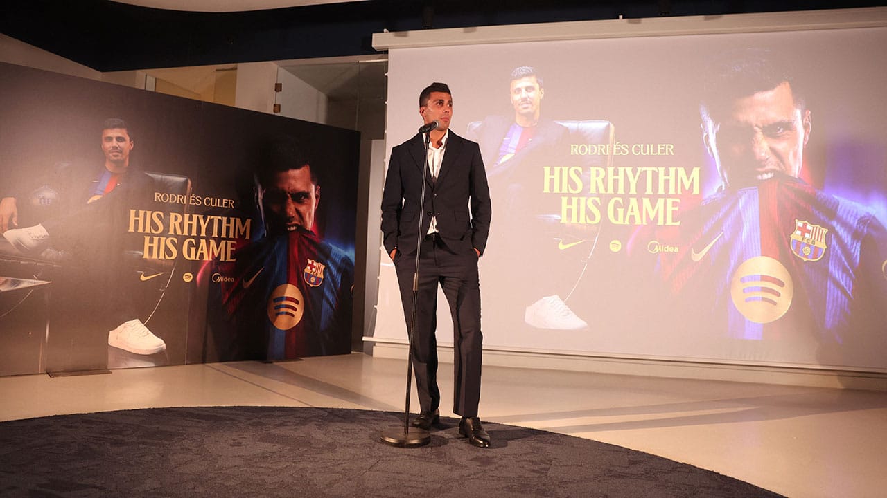 Las frases que dejó Rodri en su presentación oficial