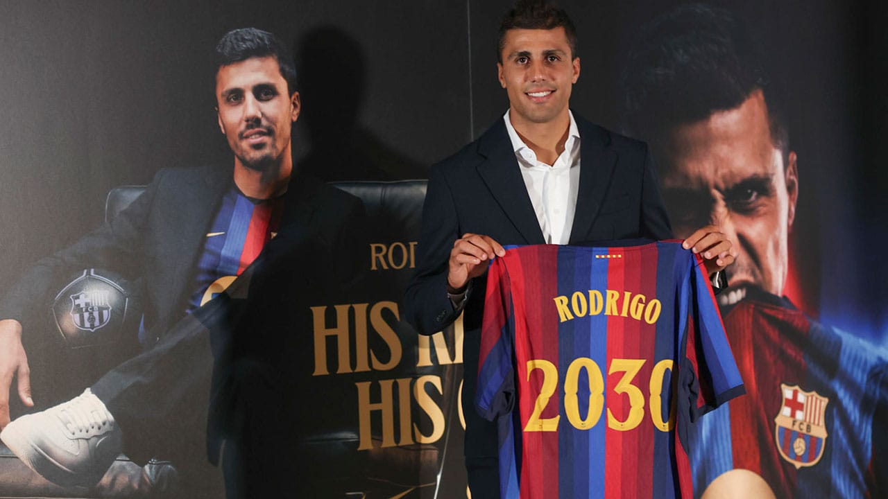 Las frases que dejó Rodri en su presentación oficial