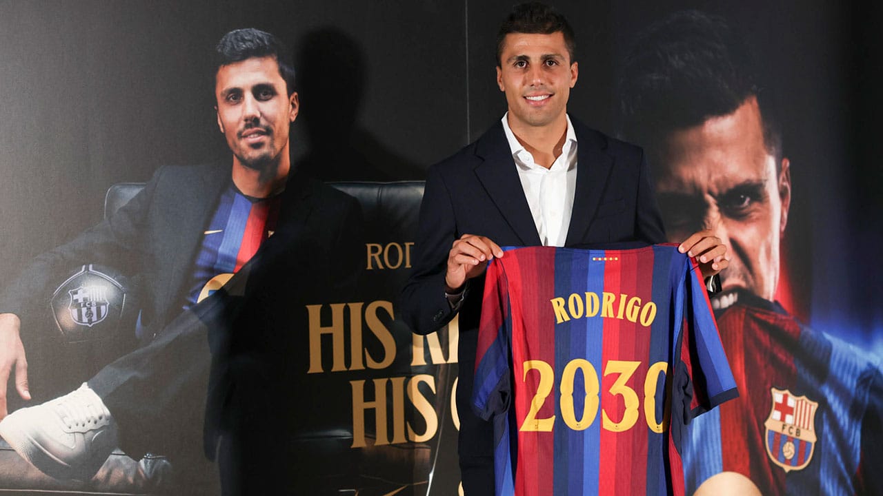 Las frases que dejó Rodri en su presentación oficial