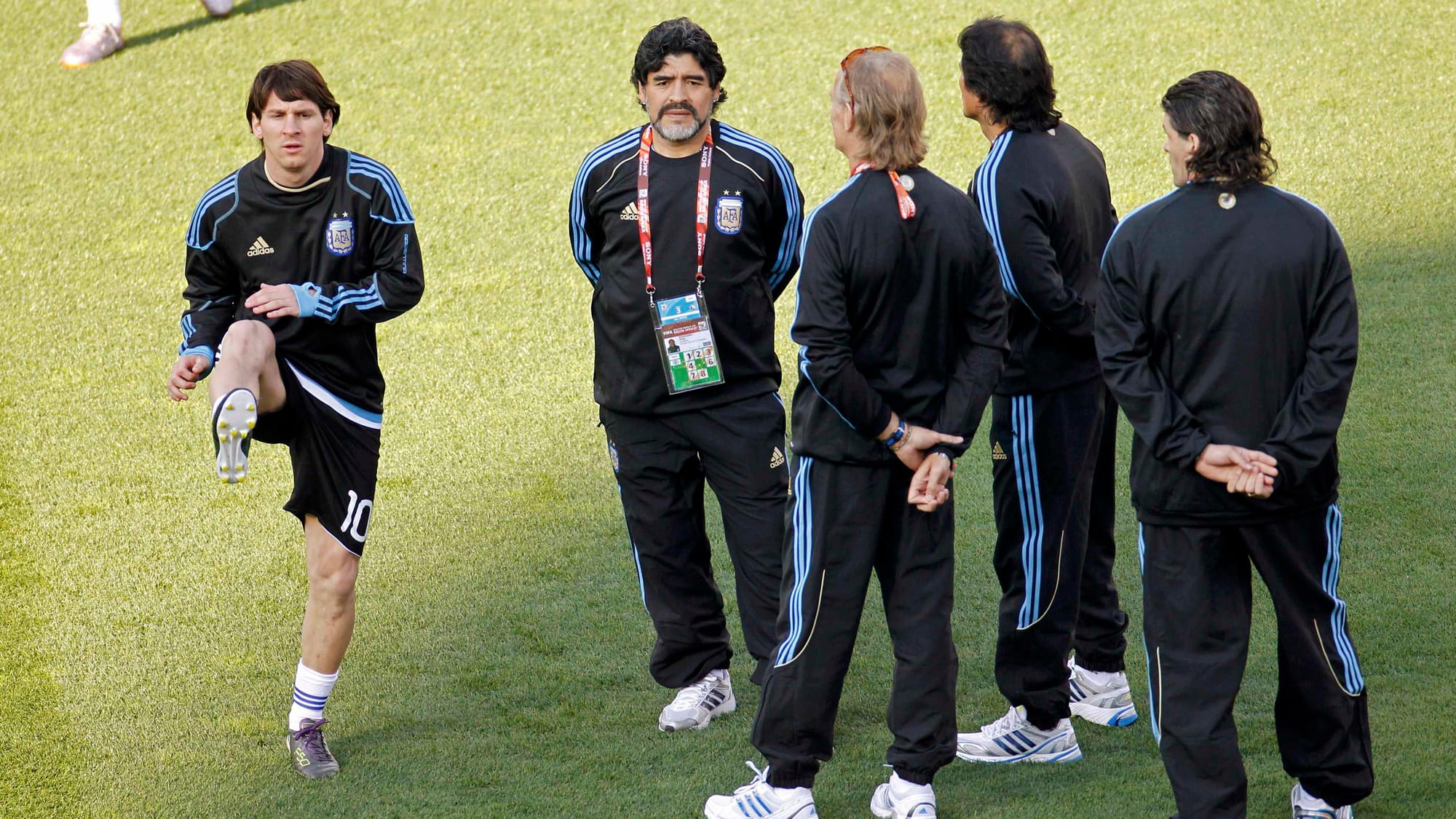 Los técnicos que dirigieron a Lionel Messi con Argentina