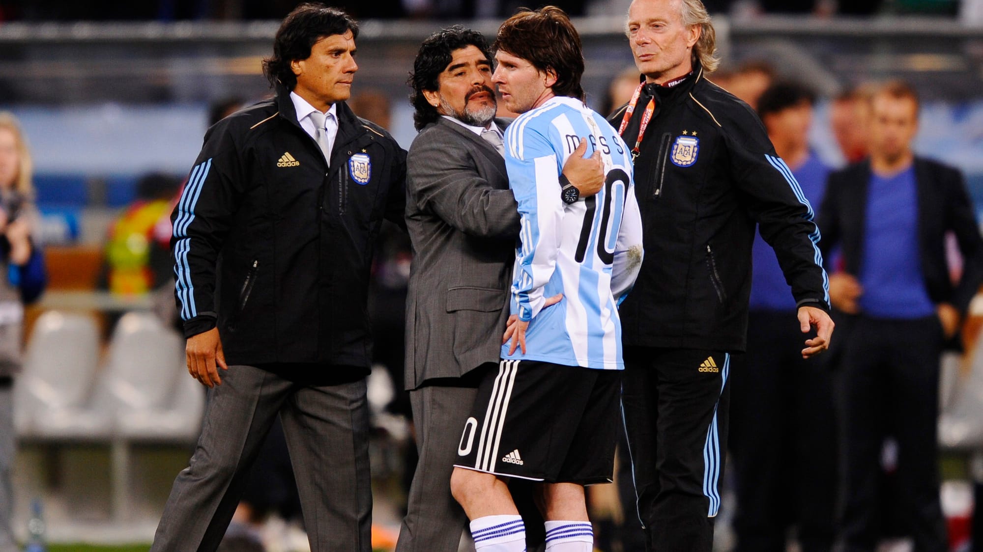 Los técnicos que dirigieron a Lionel Messi con Argentina