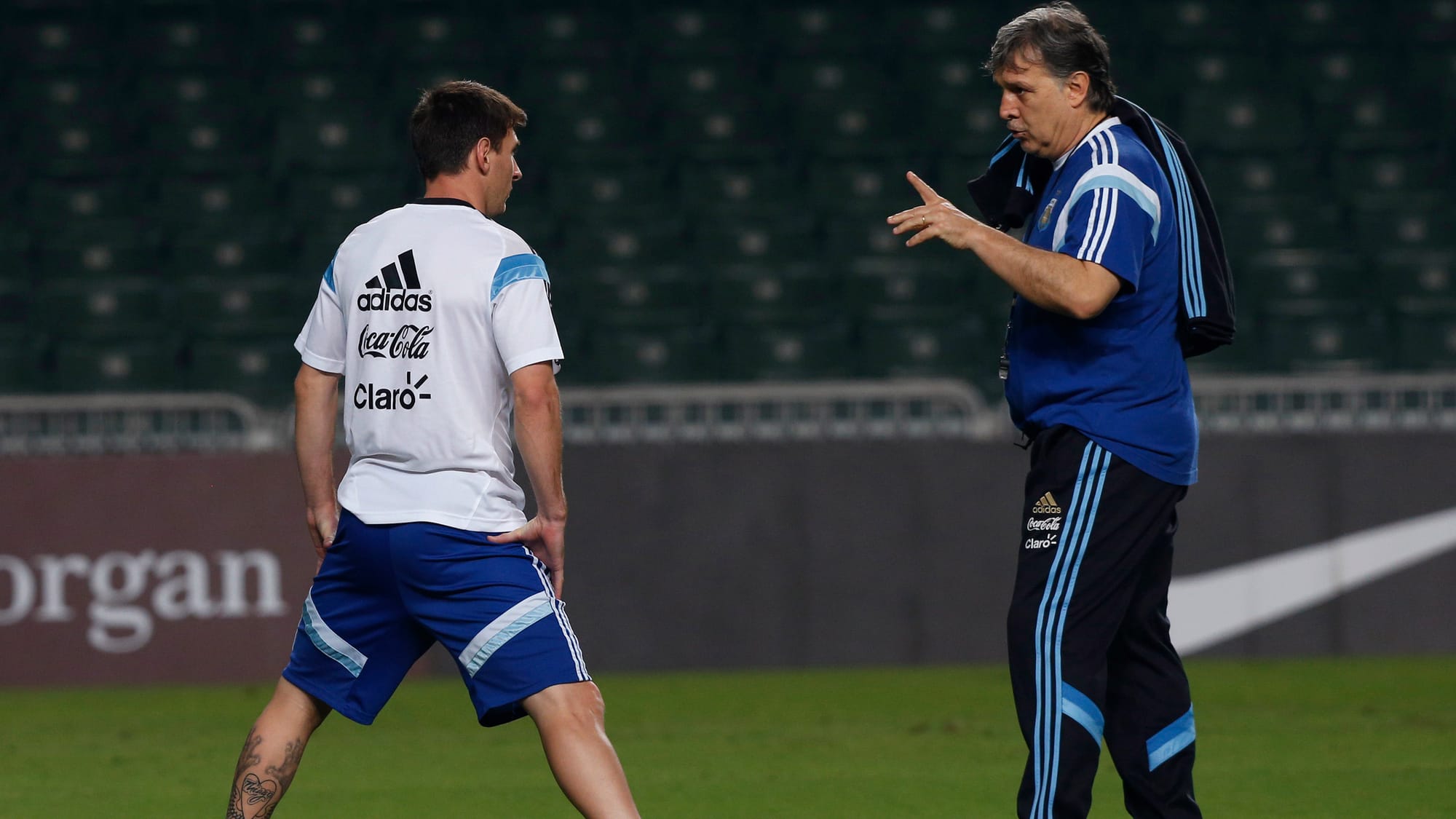 Los técnicos que dirigieron a Lionel Messi con Argentina