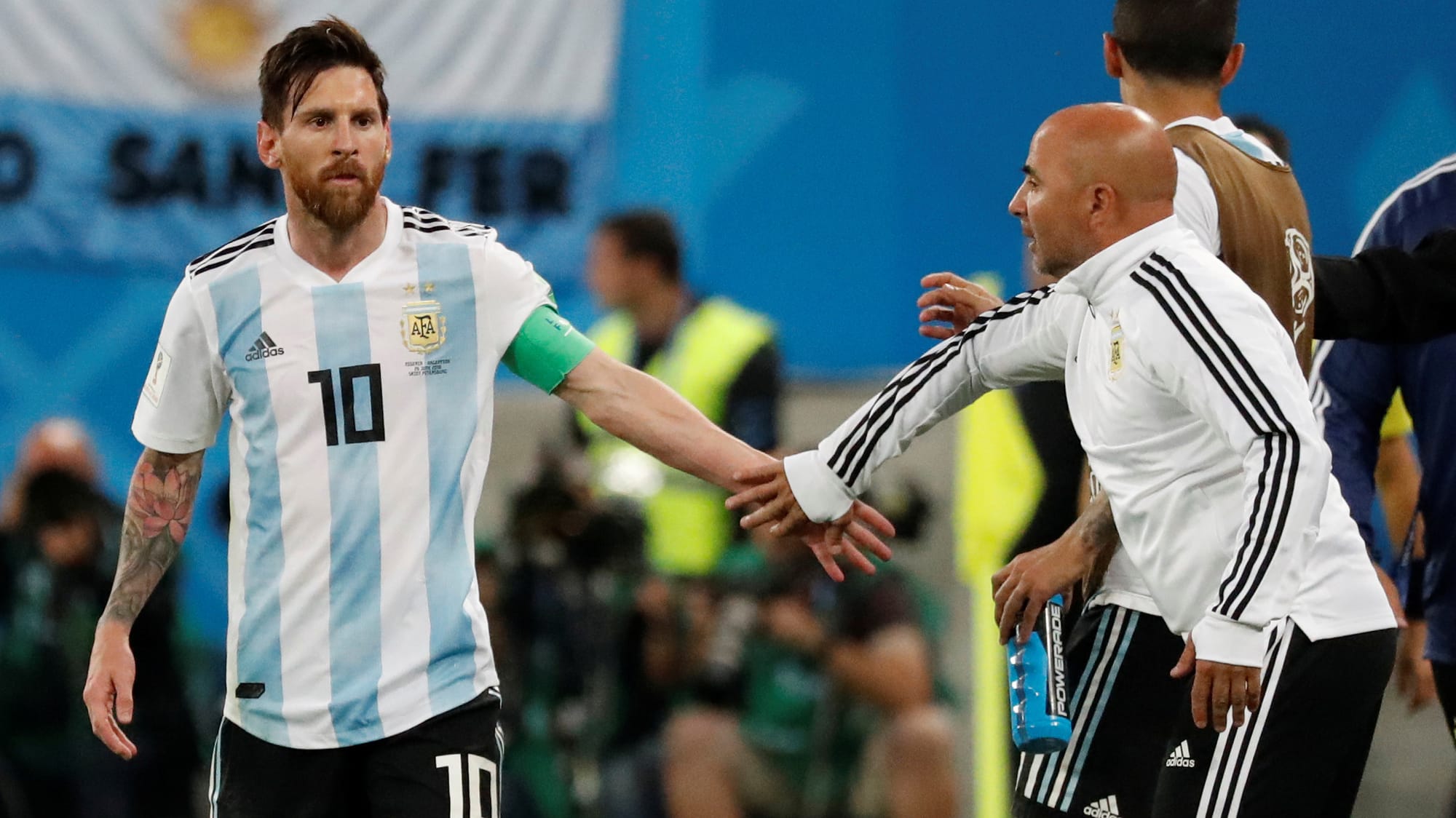 Los técnicos que dirigieron a Lionel Messi con Argentina