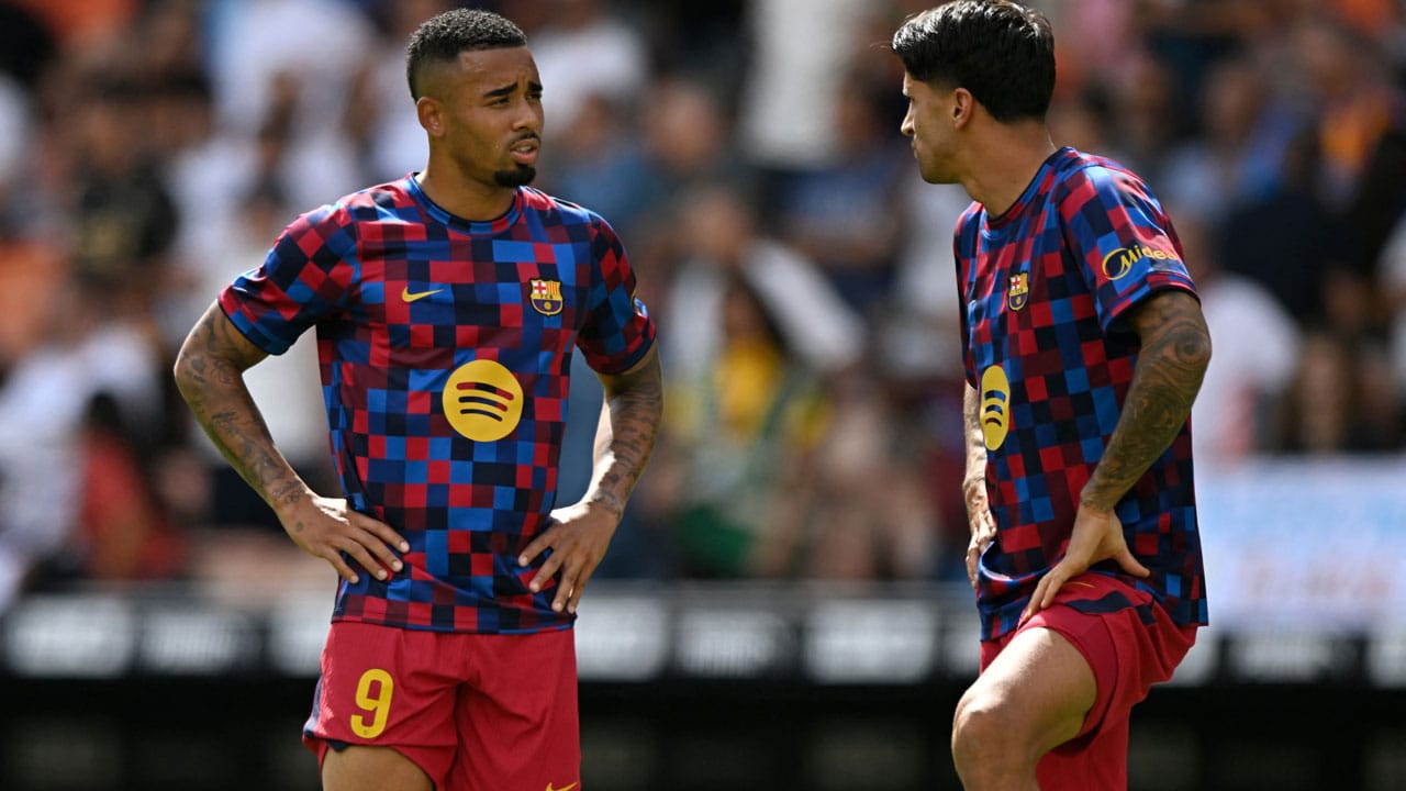Gabriel Jesus debutó con Barcelona en La Liga