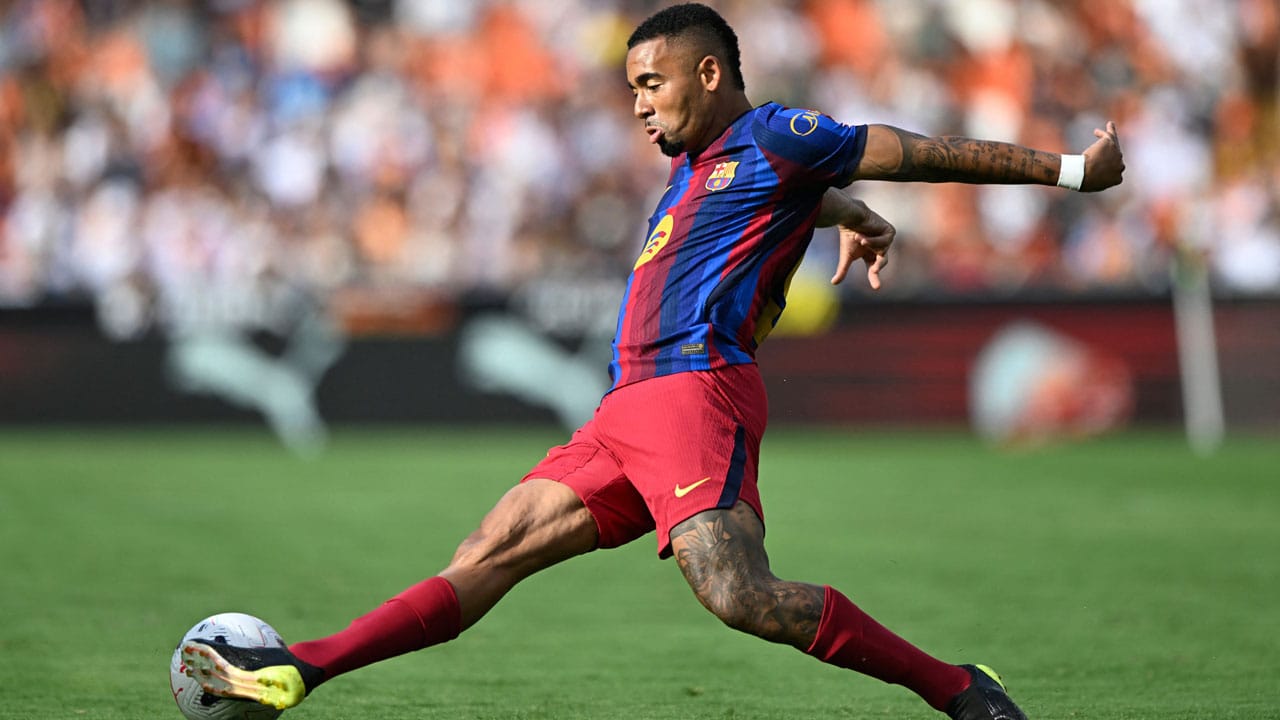 Gabriel Jesus debutó con Barcelona en La Liga