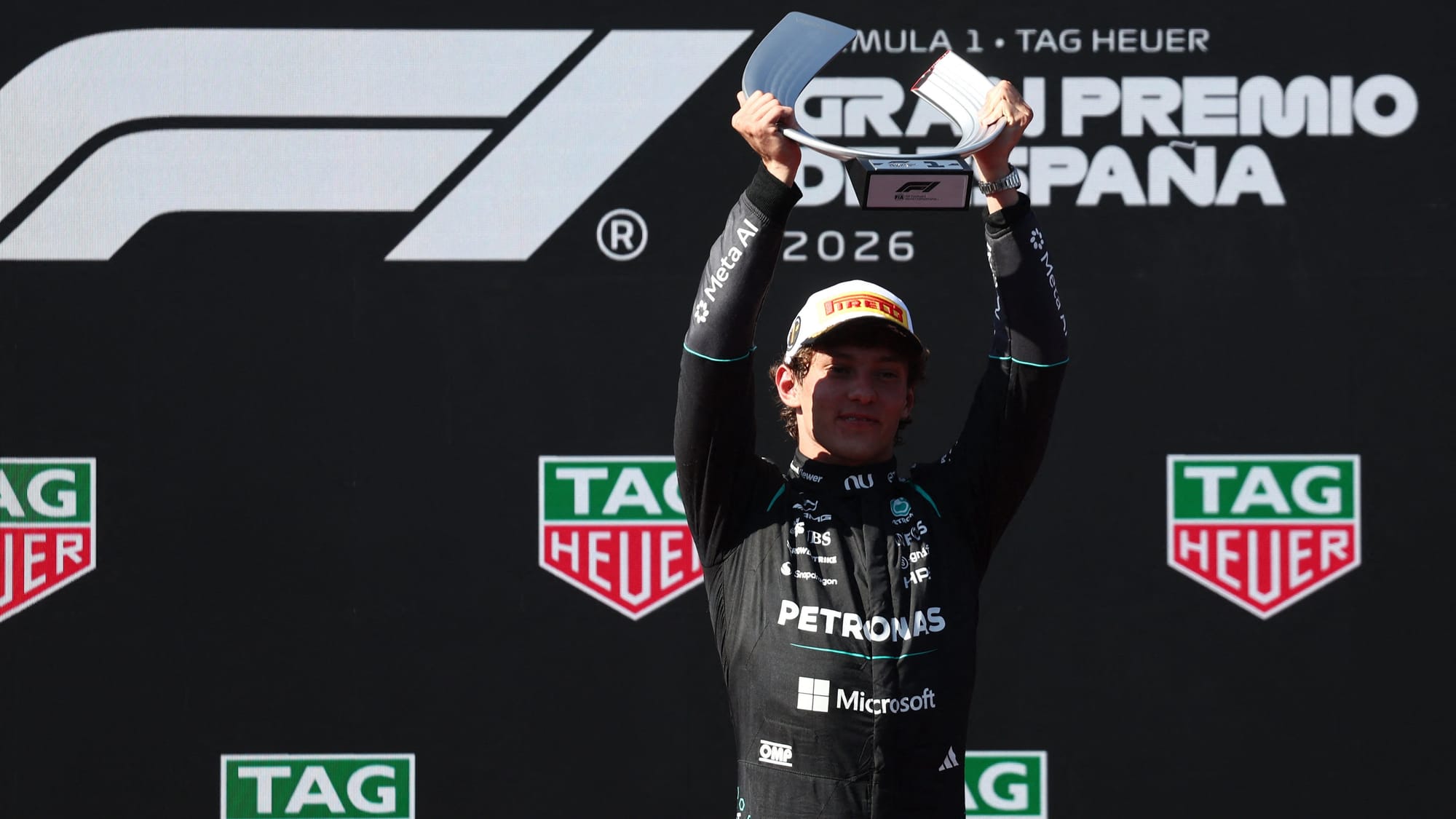 Kimi Antonelli ganó el GP de España y apunta al título en la F1
