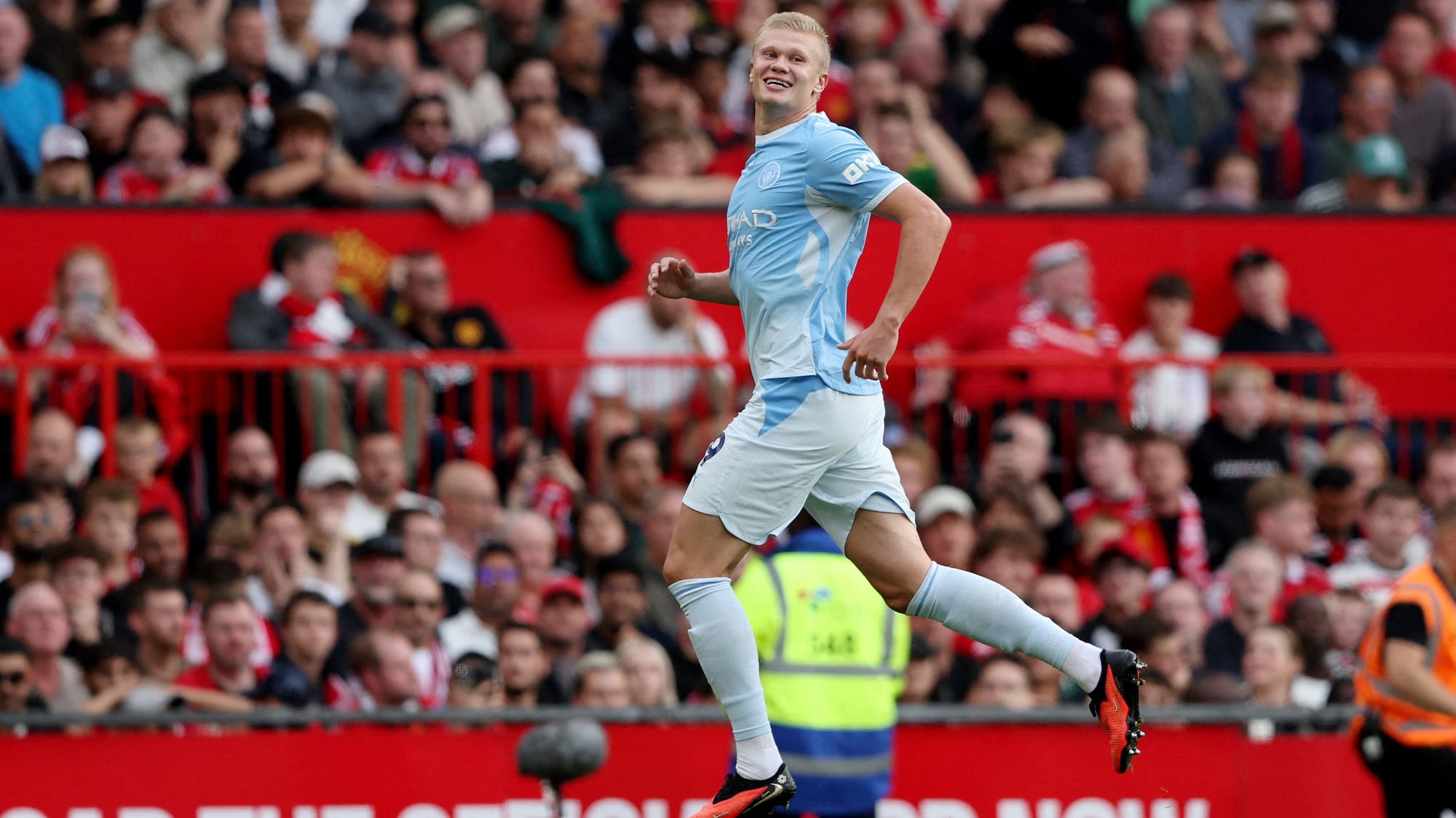 Erling Haaland es el nuevo goleador histórico del derbi de Manchester