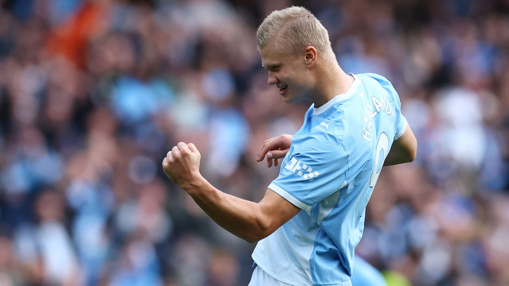 Apúntenle un récord más a Erling Haaland en la Premier League