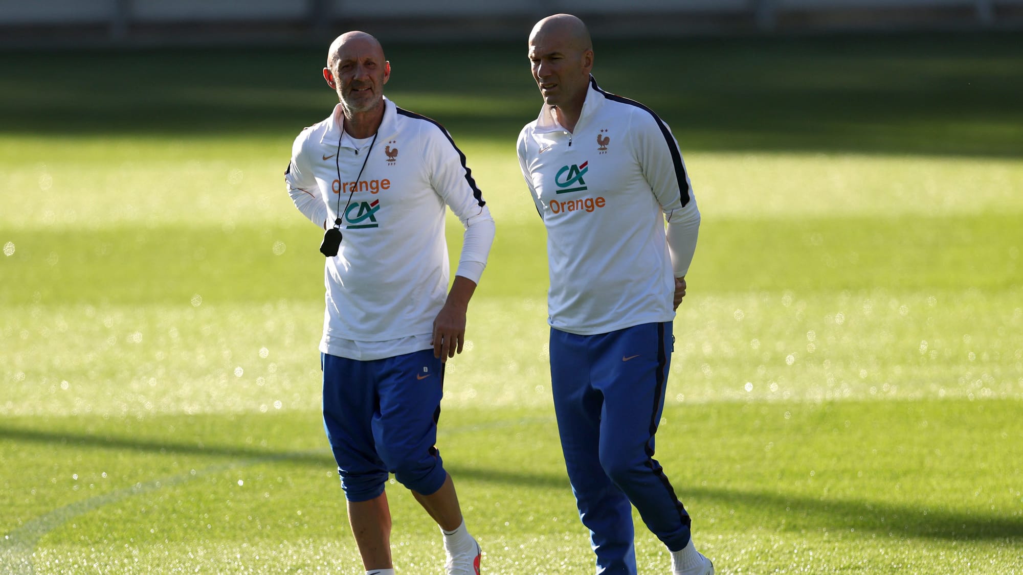 Así fue el primer día de Zinedine Zidane al frente de Francia
