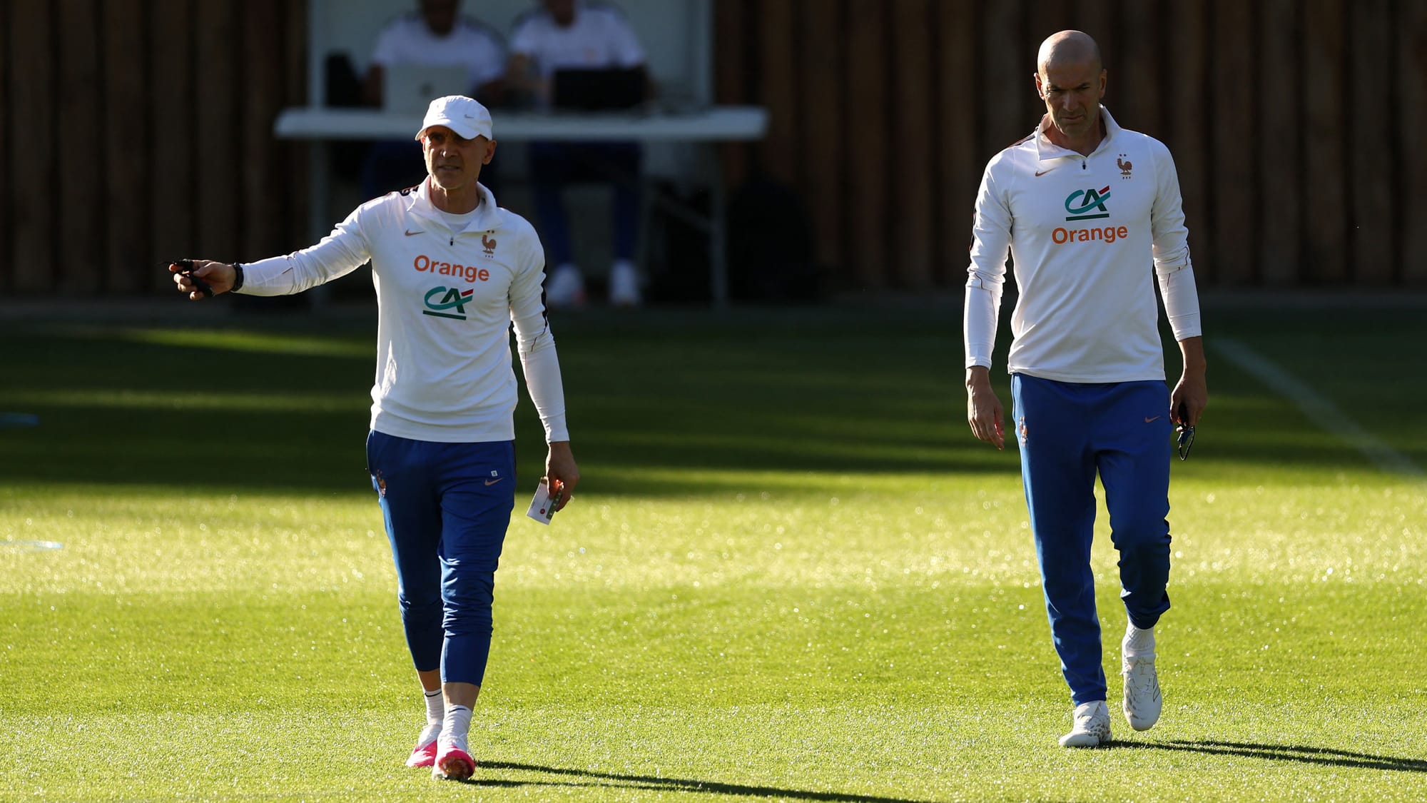 Así fue el primer día de Zinedine Zidane al frente de Francia