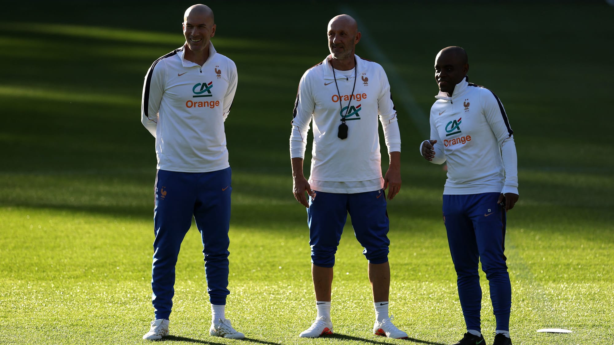 Así fue el primer día de Zinedine Zidane al frente de Francia