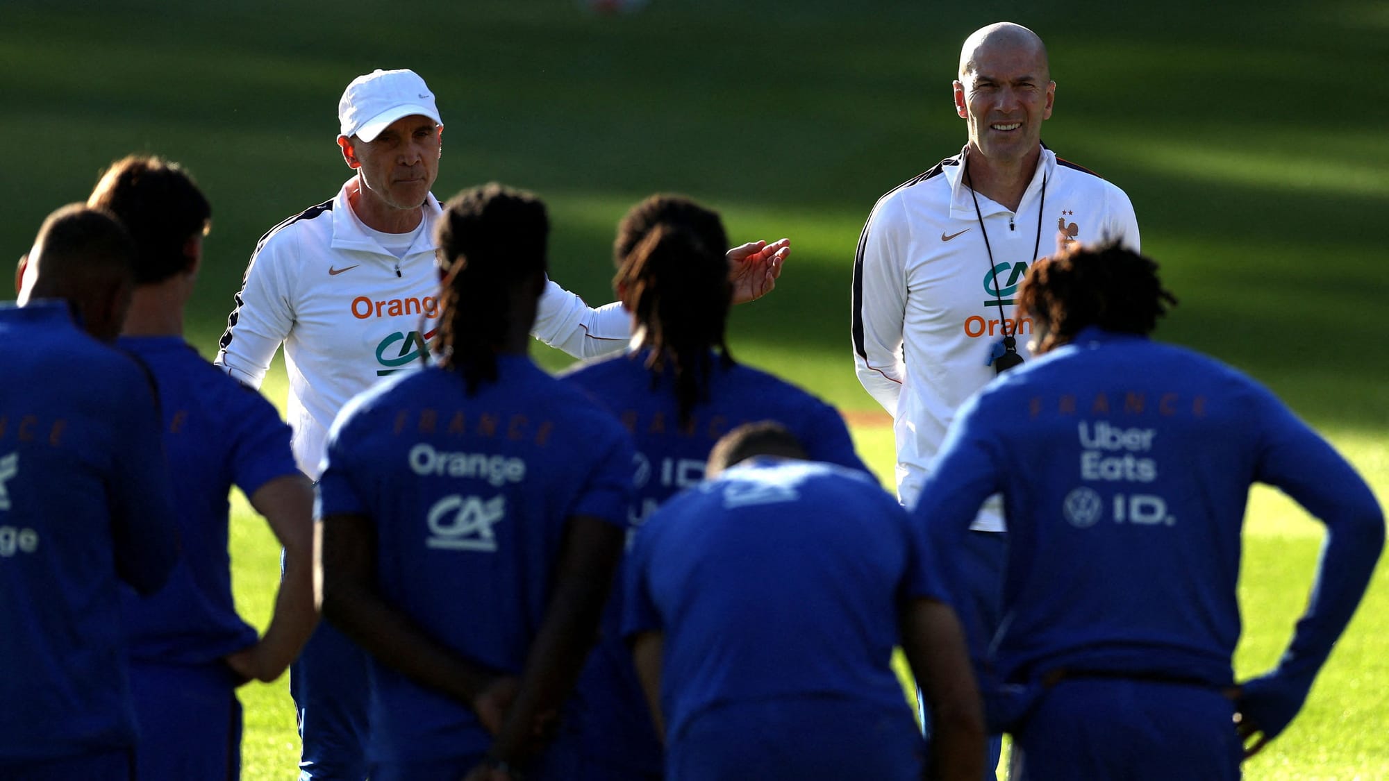 Así fue el primer día de Zinedine Zidane al frente de Francia