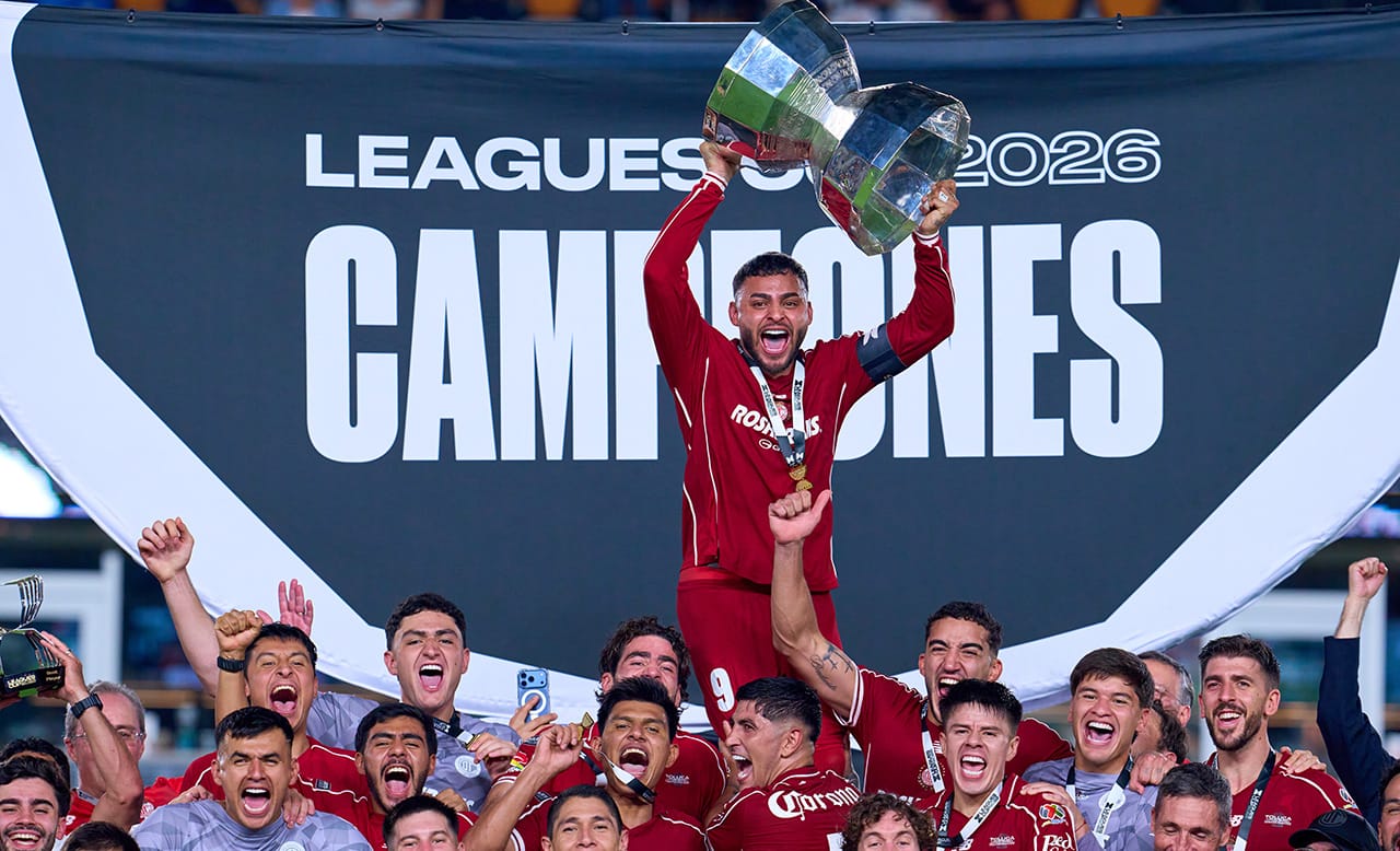 Así celebró Toluca, primer campeón mexicano de la Leagues Cup