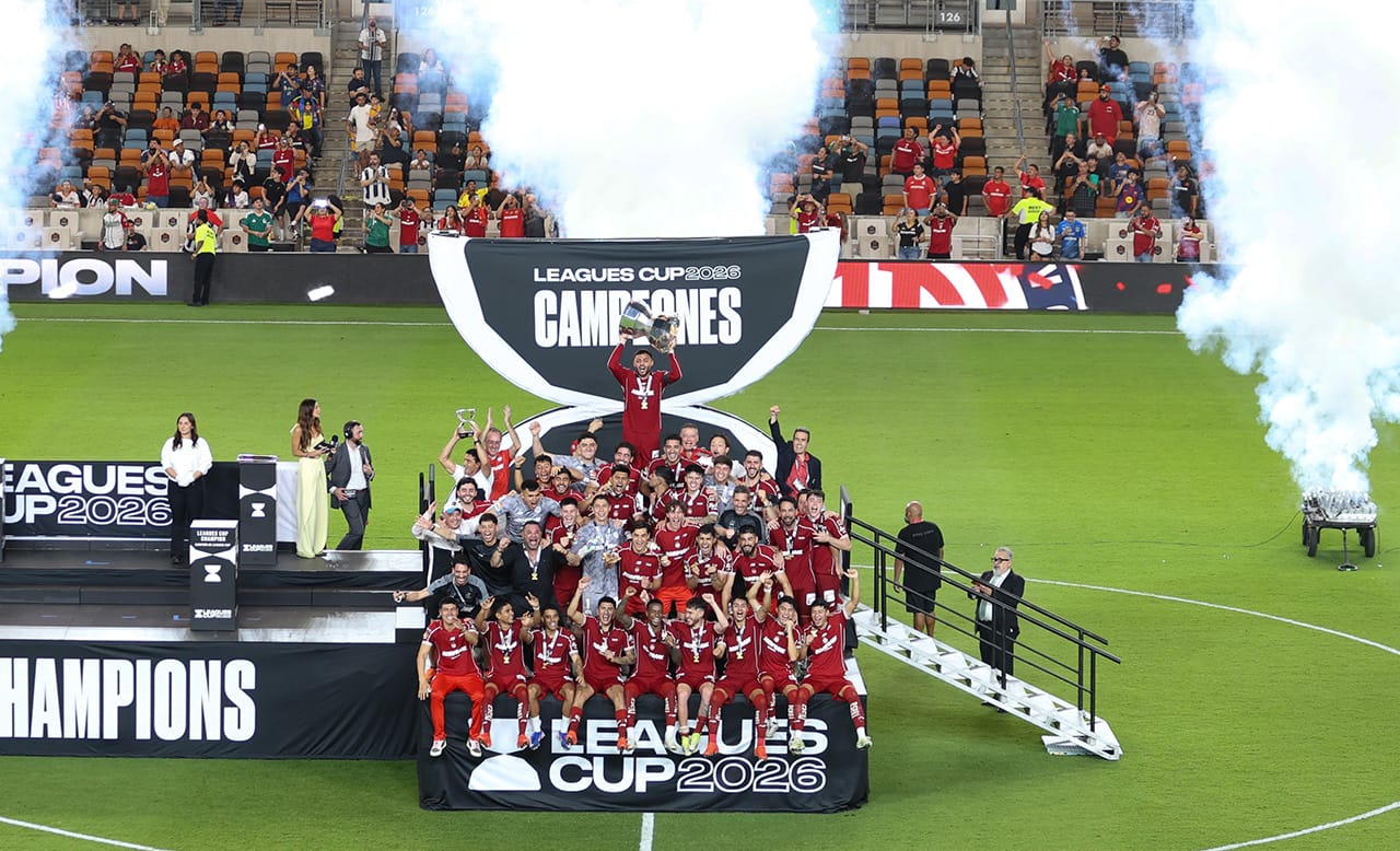 Así celebró Toluca, primer campeón mexicano de la Leagues Cup