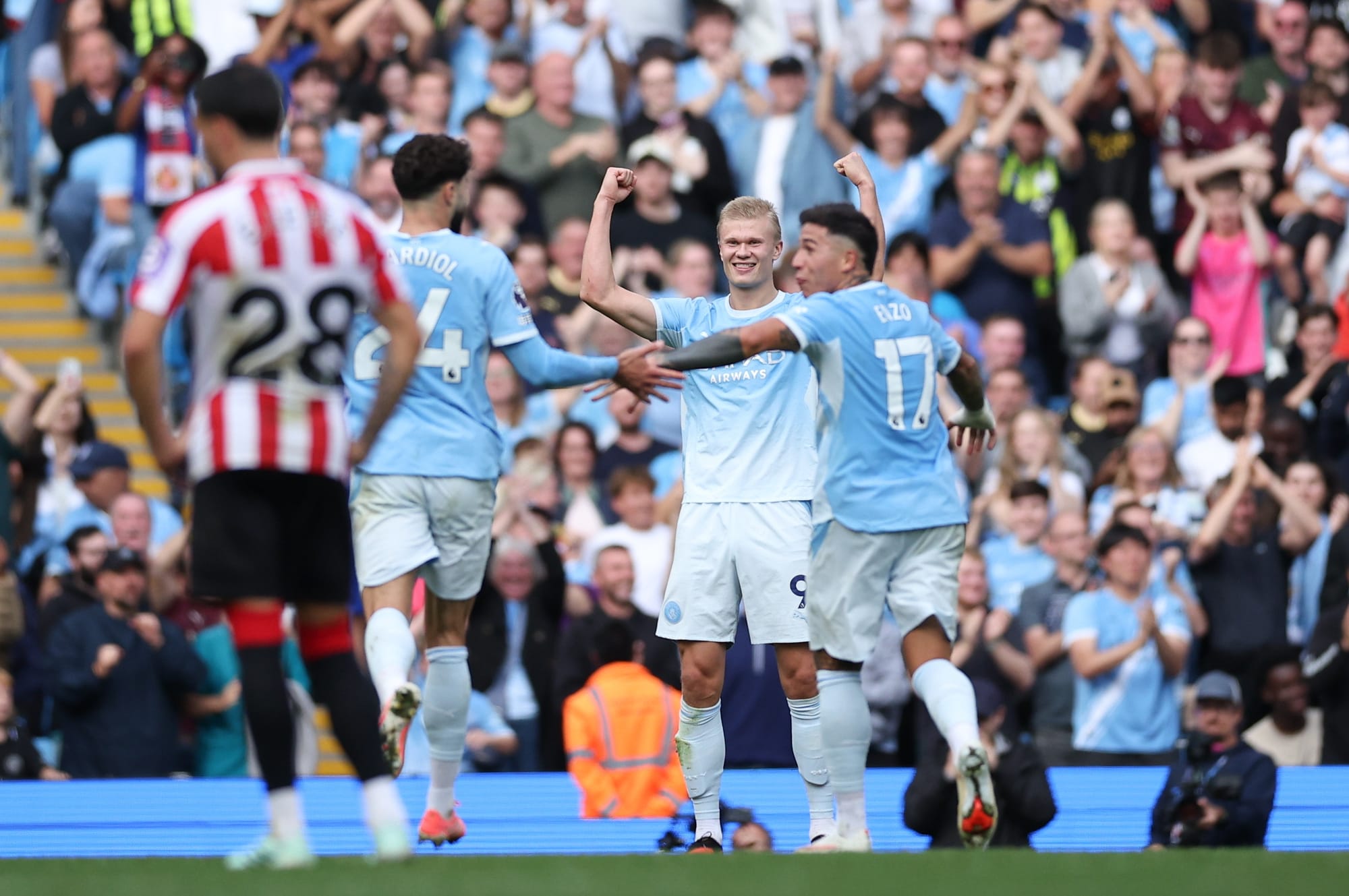 Apúntenle un récord más a Erling Haaland en la Premier League