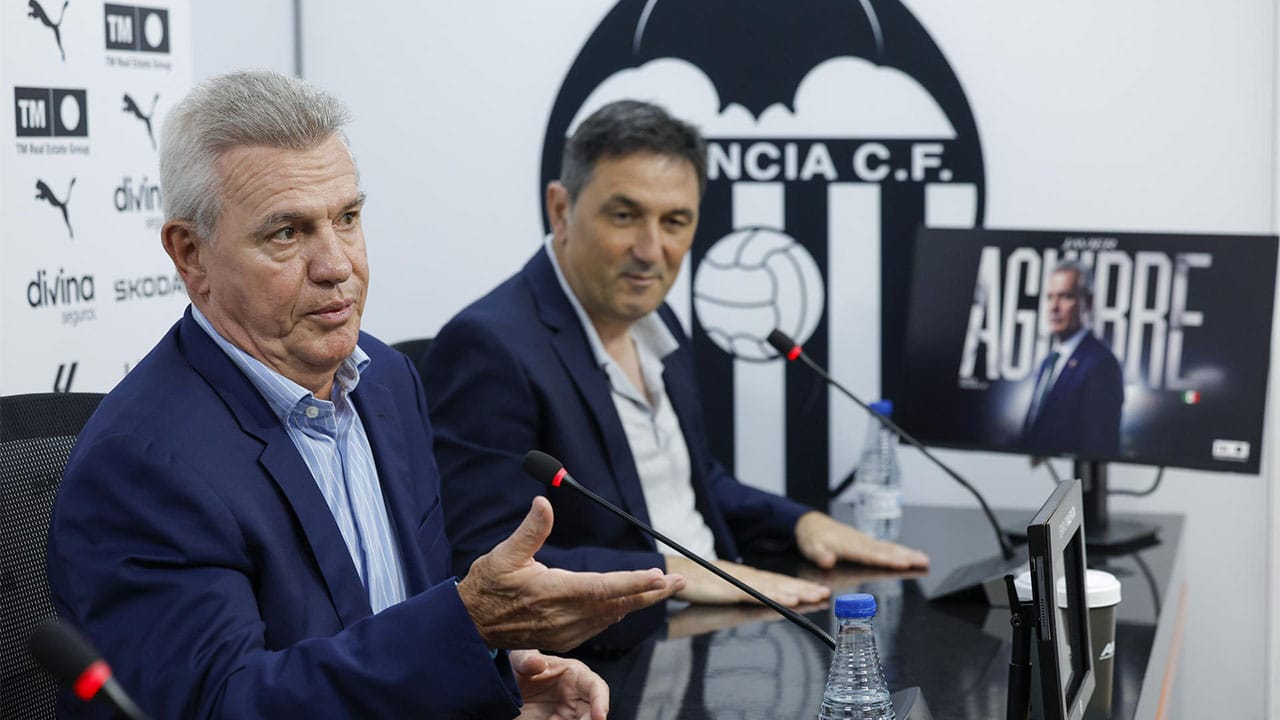 Las frases con las que Javier Aguirre conquistó al Valencia en su presentación