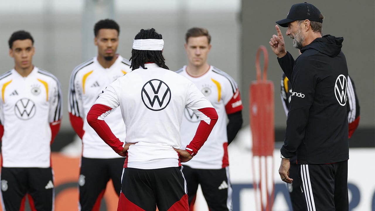 Así fue el primer entrenamiento de Jürgen Klopp con una renovada selección alemana