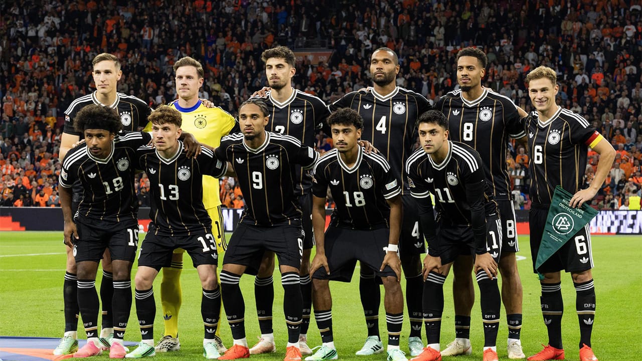 Espectacular y elegante; así fue el último uniforme de Alemania con Adidas