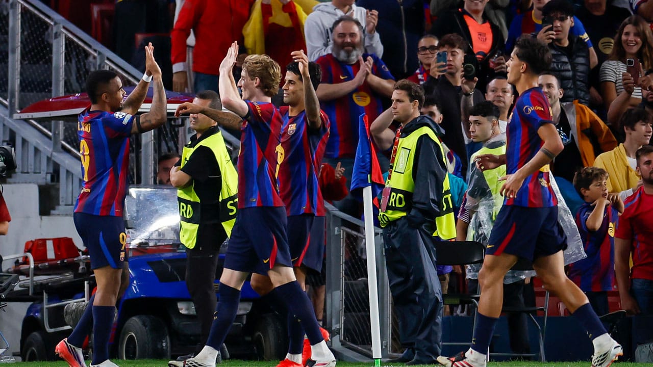 El Barcelona también vuela en la Champions League