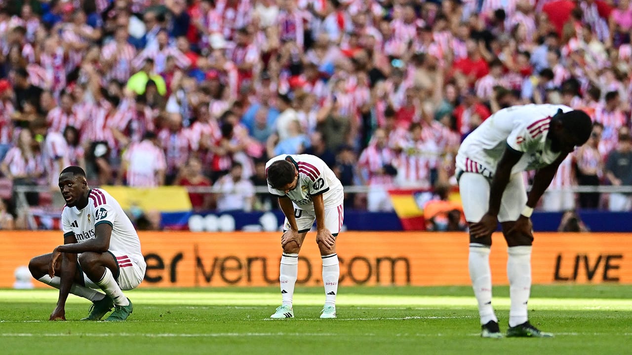 Del enojo a la tristeza: las caras de Real Madrid tras el Derbi
