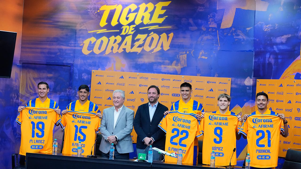 Cinco jugadores y un entrenador, los refuerzos de Tigres