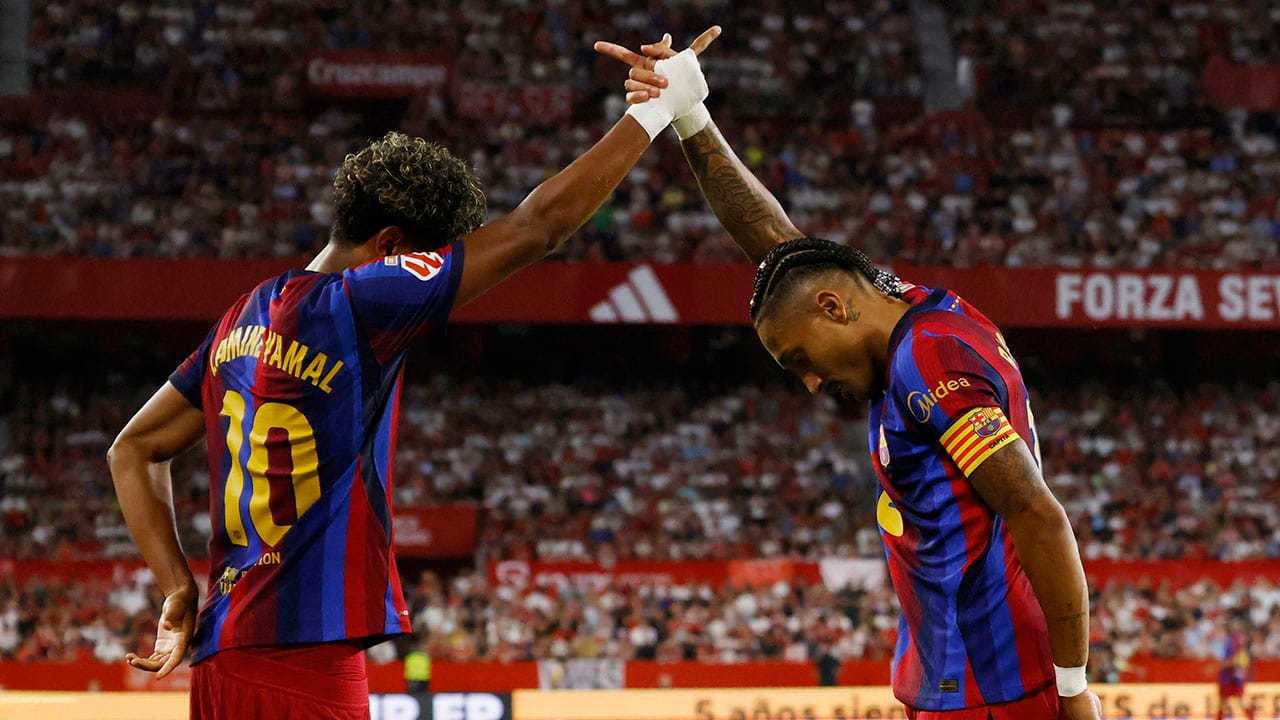 Raphinha está imparable y el Barcelona ya se despegó en La Liga