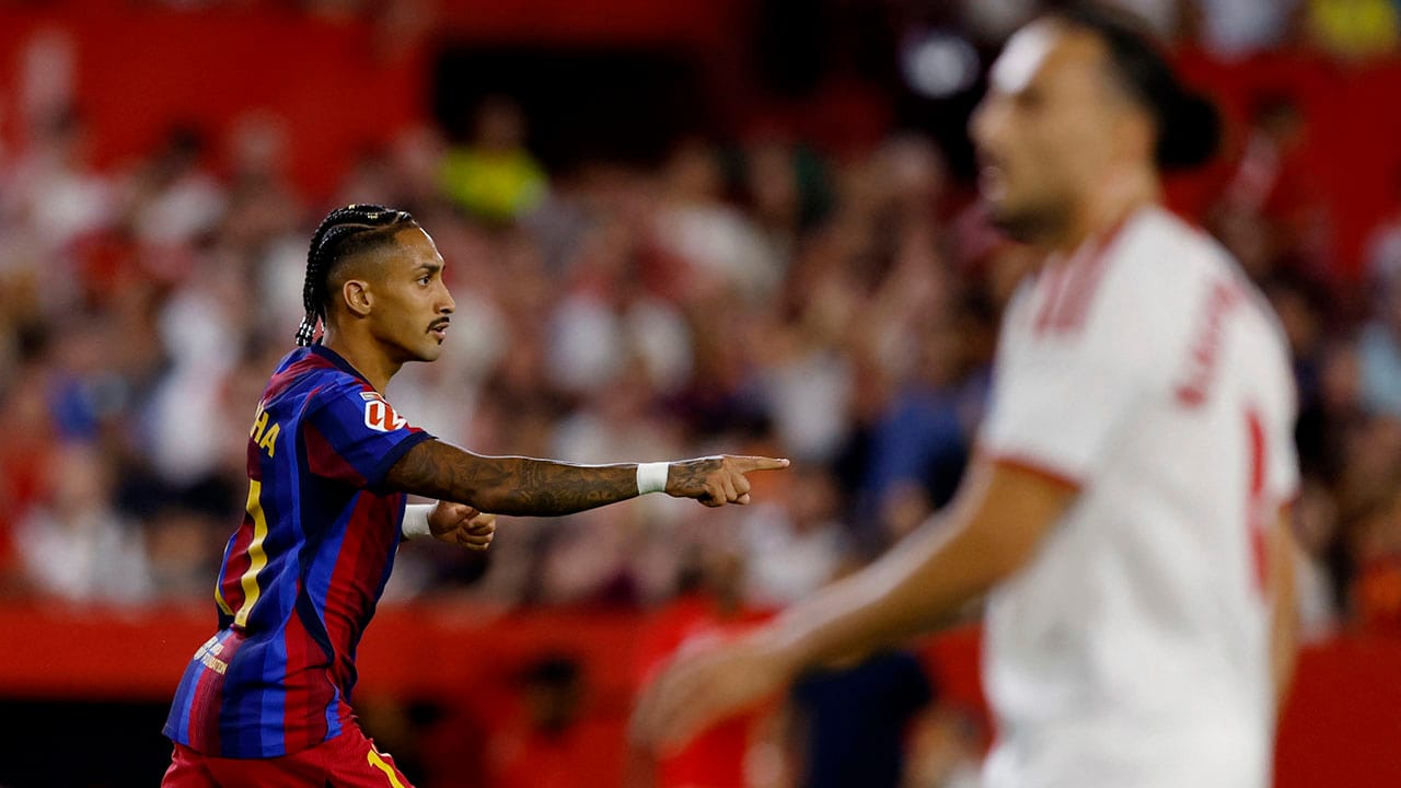 Raphinha está imparable y el Barcelona ya se despegó en La Liga