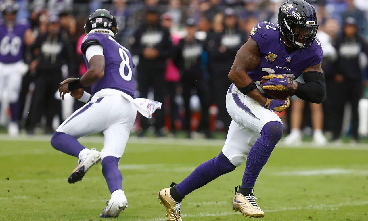 Triunfo agridulce de los Ravens por la lesión de Lamar Jackson