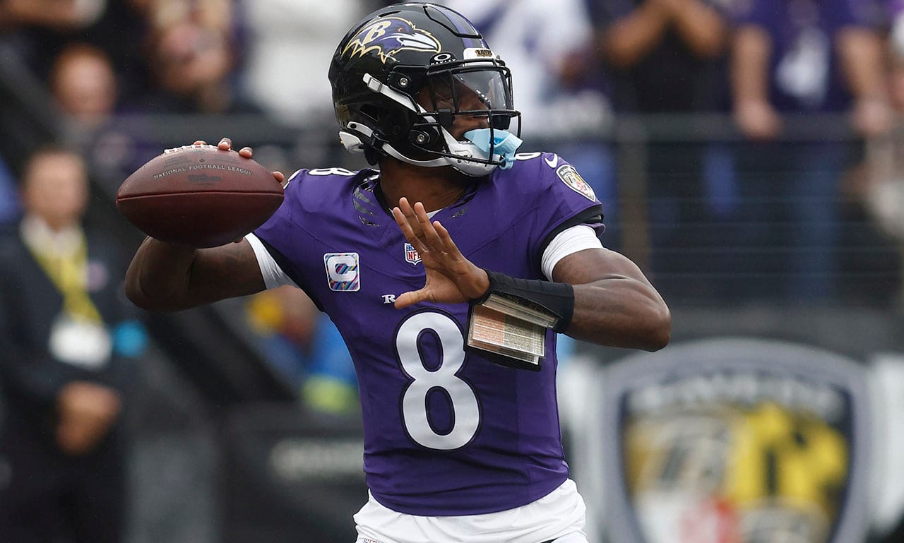 Triunfo agridulce de los Ravens por la lesión de Lamar Jackson